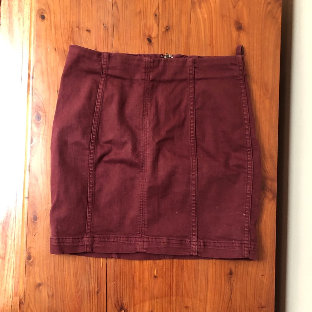 Free people modern femme mini skirt (2)